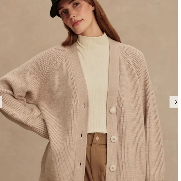 NWT Varley Sitges Button Through Cardigan Sweater Size XS - Picture 4 of 12